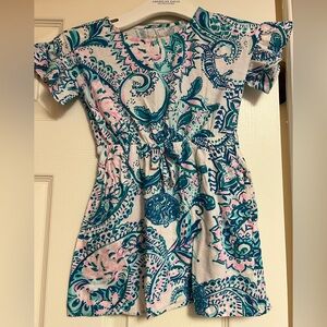 Lilly Pulitzer Kids Dress in Pink and Blue